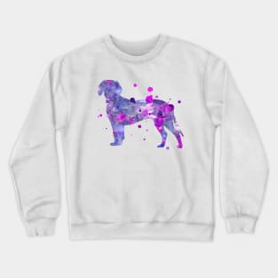 Deutsche Bracke Watercolor Dog Painting Crewneck Sweatshirt